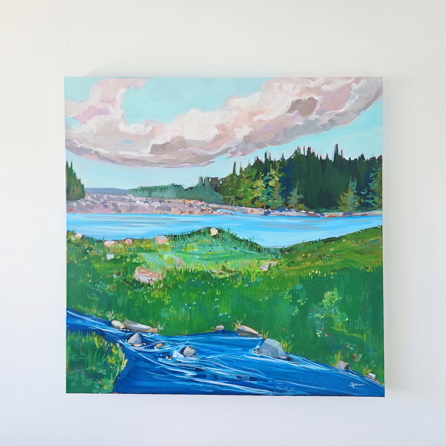 Bloomsday | 24x24 Original Painting | 40% off at checkout