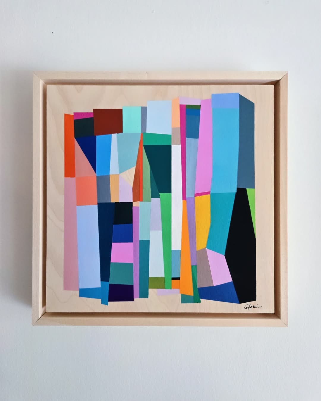 Symmetry in the Midst of Chaos | 8x8 | Original Painting