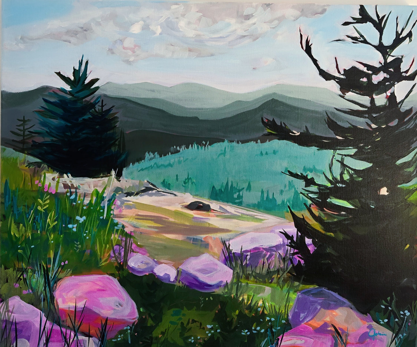 Along the Escarpment | 20x24 Original Painting | 40% off at checkout