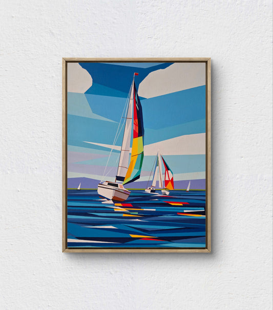 Sailing in Colour | Original Painting | 11x14