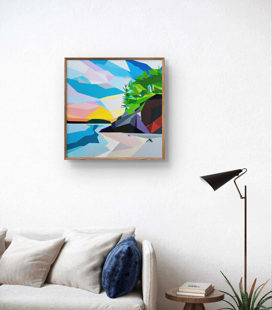 Third Beach | 12x12 | Original Painting