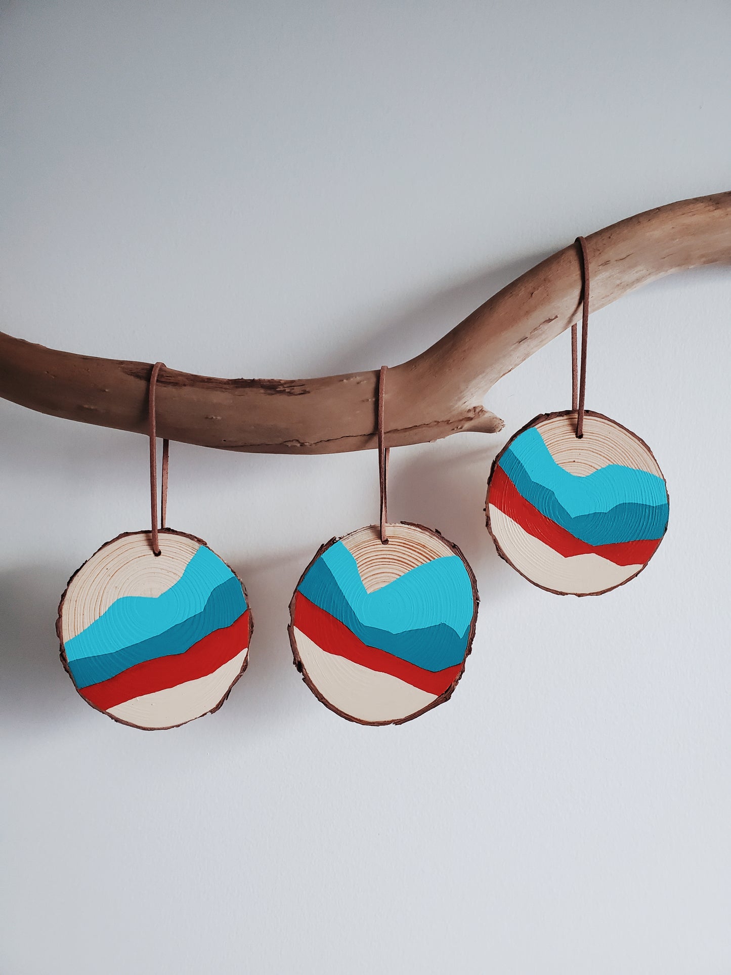 Hand Painted Ornaments | Set of 3 | Originals